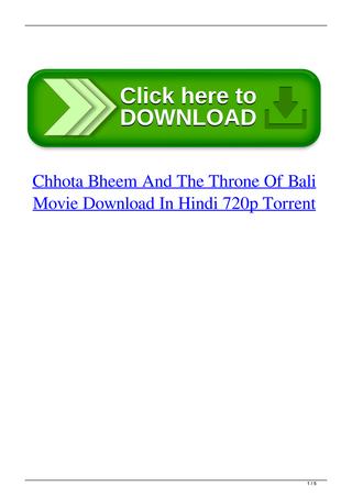 Chhota bheem and the throne of bali full movie in hindi 720p download hd